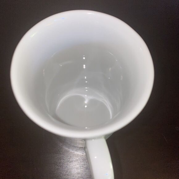 Starbucks Tazo Tea Green White Mug Cup 8 oz Retired in 1998 - Picture 5 of 6